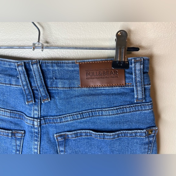 Pull & Bear Denim Shorts | Euro 32 / Waist 12" - Picture 4 of 5
